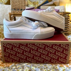 Brand New Vans Old Skool Platforms